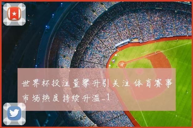 世界杯投注量攀升引关注 体育赛事市场热度持续升温_1